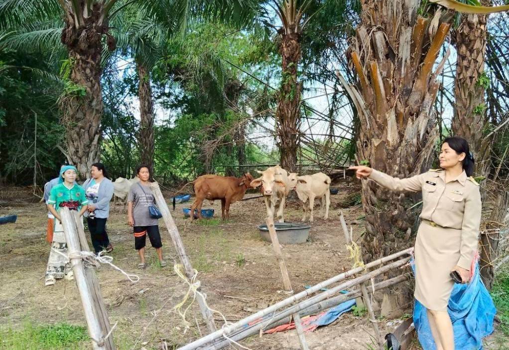  พช.นาทม : ลงพื้นที่ตรวจสอบข้อมูลและติดตามการดำเนินงานกลุ่มสตรีที่ขอรับการสนับสนุนเงินทุนหมุนเวียนกองทุนพัฒนาบทบาทสตรี 